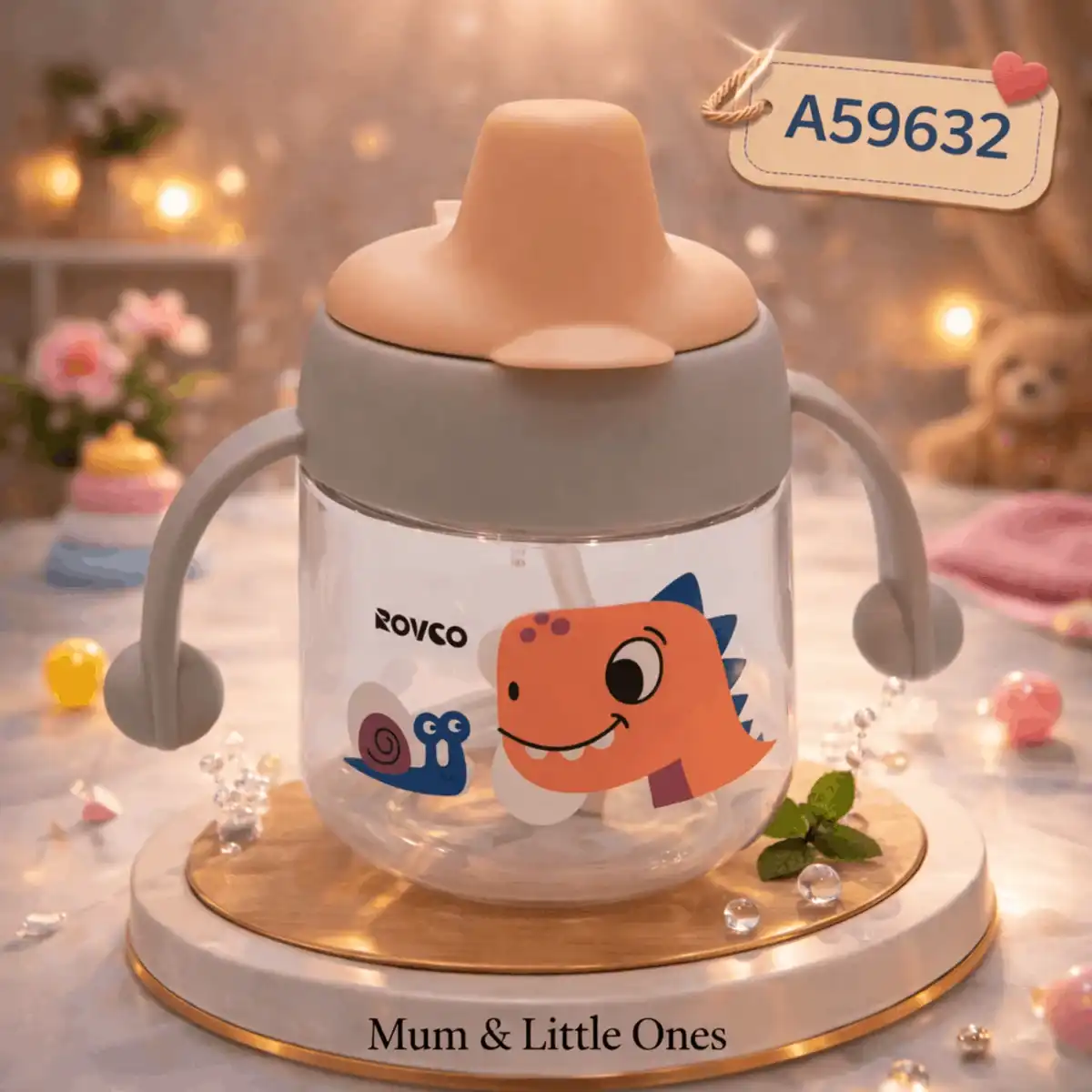 Dino Fun Baby Straw Cup