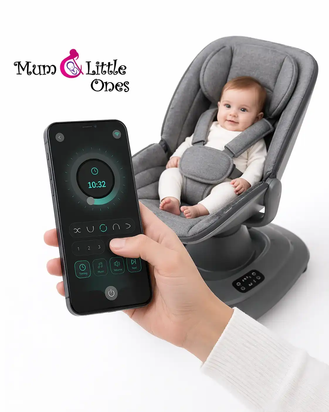 Mastela Deluxe Multi Motion Baby Cradle